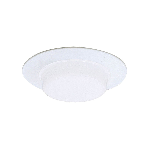 Atlas Revin 6-Inch Wide 1-Light Recessed Shower Light - Energy-Efficient, Sleek Design for Bathrooms CL11956-WH