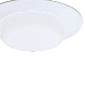 Atlas Revin 6-Inch Wide 1-Light Recessed Shower Light - Energy-Efficient, Sleek Design for Bathrooms CL11956-WH