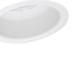 Atlas Trace 6" Wide 1-Light Recessed Trim - Matte White, Sleek Indoor Lighting for Modern Spaces, Durable Design CL11960-WH