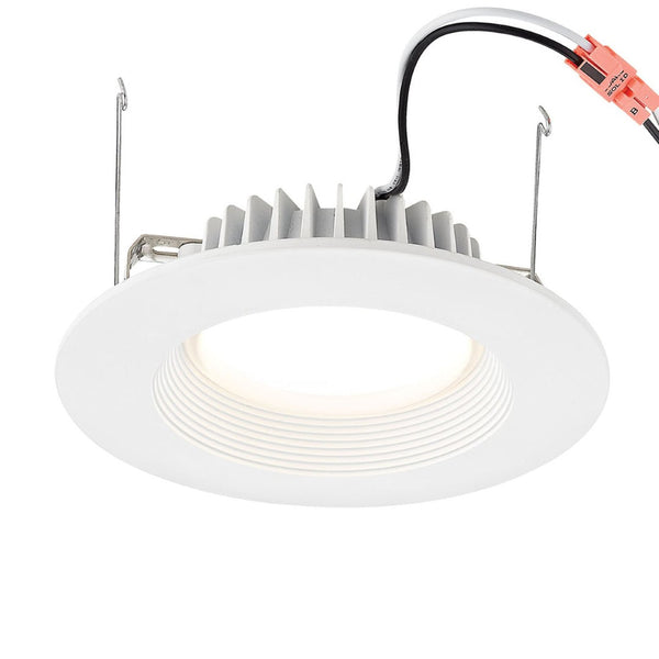 Atlas Aluminum LED Recessed Downlight - 15W Soft White Illumination with Durable Cast Housing Design Aluminum Housing 120V Line Voltage Epistar Chips Box Package 15W CL11963-WH