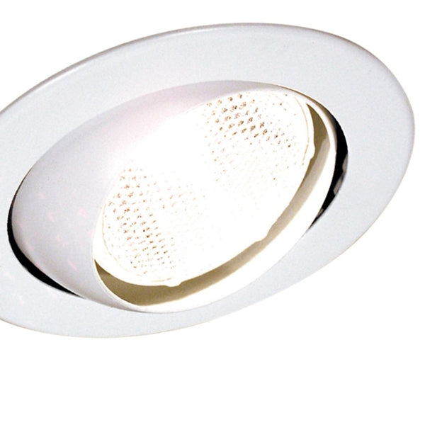 Atlas Dru 4" Adjustable Eyeball Trim Light - Sleek White Finish for Perfect Indoor Accent Lighting Solutions CL11965-WH