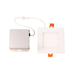 Atlas Mercury Integrated LED Recessed Light - Compact, Energy-Efficient Illumination for Modern Spaces White 4.75'' CL11967-WH
