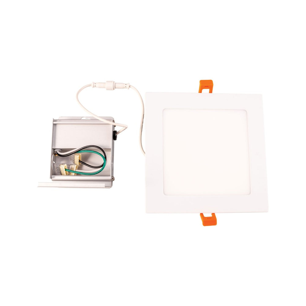 Atlas Mercury Integrated LED Recessed Light - Compact, Energy-Efficient Illumination for Modern Spaces White 6.75'' CL11969-WH