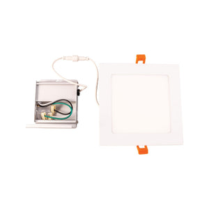 Atlas Mercury Integrated LED Recessed Light - Compact, Energy-Efficient Illumination for Modern Spaces White 6.75'' CL11969-WH