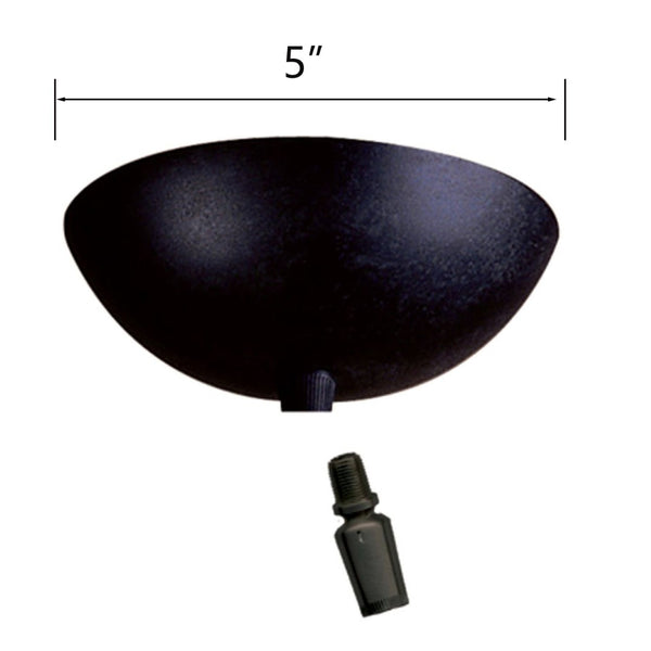 Atlas Rod Kit for Pendant Lighting - Durable Metal Extensions for Seamless Installation & Stylish Decor Dark Rust CL11972-BK