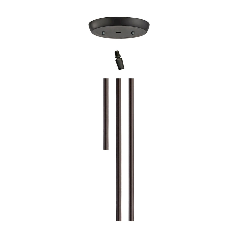 Atlas Rod Kit for Pendant Lighting - Durable Metal Extensions for Seamless Installation & Stylish Decor Oiled Bronze CL11973-BZ