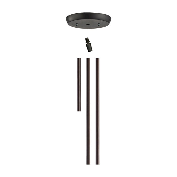 Atlas Rod Kit for Pendant Lighting - Durable Metal Extensions for Seamless Installation & Stylish Decor Oiled Bronze CL11973-BZ