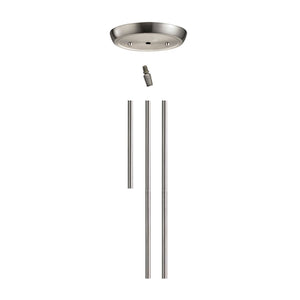 Atlas Rod Kit for Pendant Lighting - Durable Metal Extensions for Seamless Installation & Stylish Decor Satin Nickel CL11973-NK