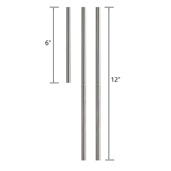 Atlas Rod Kit for Pendant Lighting - Durable Metal Extensions for Seamless Installation & Stylish Decor Satin Nickel CL11973-NK