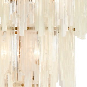 Atlas Brinicle 26'' Wide 18-Light Chandelier - Contemporary Aged Brass Fixture for Stunning Illumination CL11985-BS