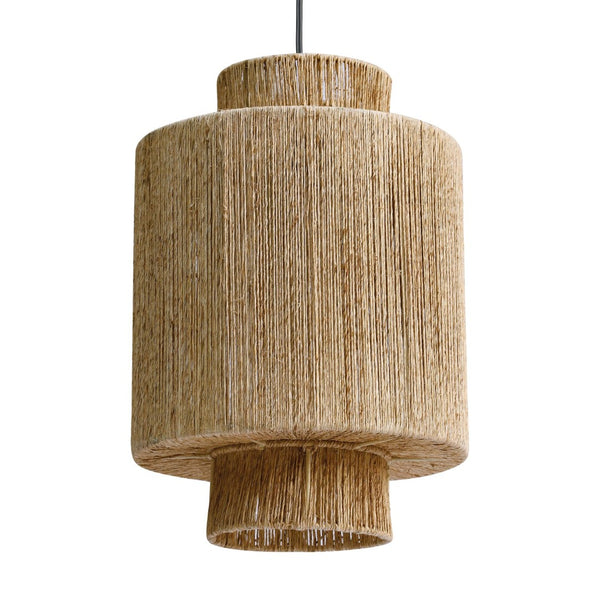 Atlas Corsair 12" Wide 1-Light Mini Pendant - Coastal Natural Jute for Warm Ambiance & Stylish Lighting CL11991-NA