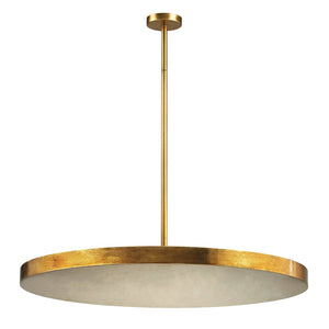Atlas Laigne 36'' Wide 4-Light Pendant - Luxurious Gold Leaf Design for Modern Home Ambiance & Style CL12005-GD