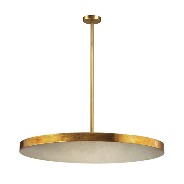 Atlas Laigne 36'' Wide 4-Light Pendant - Luxurious Gold Leaf Design for Modern Home Ambiance & Style CL12005-GD