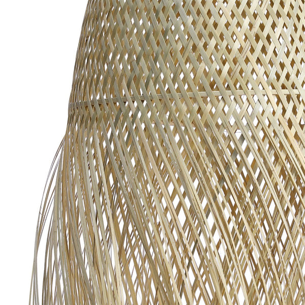 Atlas Marooner 13" Wide 1-Light Pendant - Handcrafted Bamboo Light for Coastal Charm & Warmth in Homes CL12008-NA
