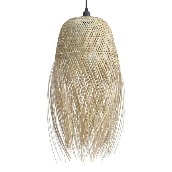 Atlas Marooner 13" Wide 1-Light Pendant - Handcrafted Bamboo Light for Coastal Charm & Warmth in Homes CL12008-NA