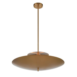 Atlas Marston 23.5'' Wide 2-Light Pendant - Vintage Aged Brass Design for Modern Ambient Lighting CL12009-BS