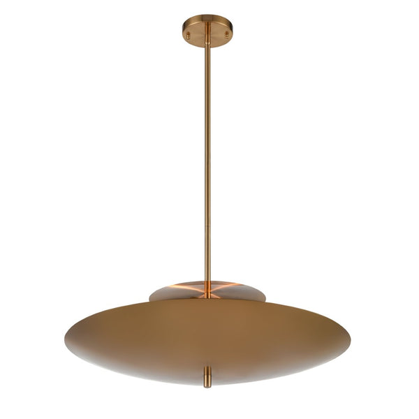 Atlas Marston 23.5'' Wide 2-Light Pendant - Vintage Aged Brass Design for Modern Ambient Lighting CL12009-BS