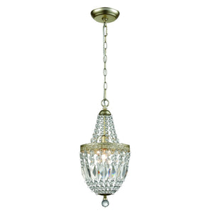Atlas Morley 8" Wide 1-Light Mini Pendant - Modern Clear Shade with Champagne Gold Finish for Stylish Illumination CL12011-GD