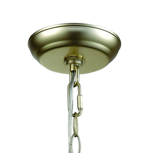 Atlas Morley 8" Wide 1-Light Mini Pendant - Modern Clear Shade with Champagne Gold Finish for Stylish Illumination CL12011-GD