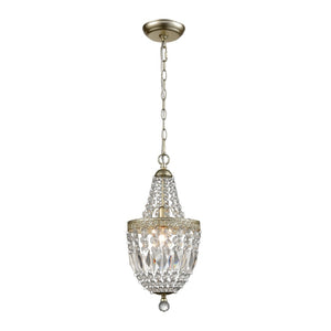 Atlas Morley 8" Wide 1-Light Mini Pendant - Modern Clear Shade with Champagne Gold Finish for Stylish Illumination CL12011-GD