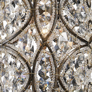 Atlas Amherst 6" Wide Mini Pendant Light - Elegant Antique Bronze Design with Crystal Accent for Home Spaces CL12054-BZ
