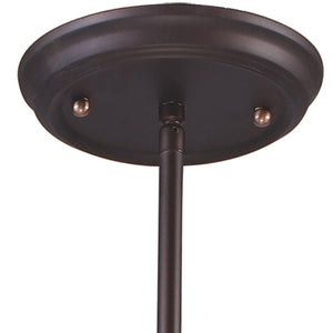 Atlas Barringer 6'' Wide Mini Pendant Light - Mission-Inspired Aged Bronze with Tan Mica Shade, Timeless Design CL12068-BZ