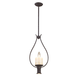 Atlas Cambridge 10" Wide Mini Pendant Light - Artisan Moonlit Rust Finish for Warm, Rustic Charm CL12098-BZ
