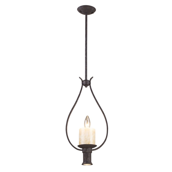 Atlas Cambridge 10" Wide Mini Pendant Light - Artisan Moonlit Rust Finish for Warm, Rustic Charm CL12098-BZ