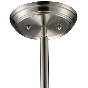 Atlas Chadwick Mini Pendant Light - Timeless Handcrafted Design for Elegant Task or Accent Lighting Spaces Satin Nickel 7.5'' CL12121-NK