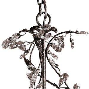 Atlas Circeo 5-Light Chandelier – Nature-Inspired Elegance with Crystal Accents for Romantic Interiors Deep Rust 27'' CL12136-BZ