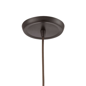 Atlas Coastal Inlet 9" Wide Pendant Light - Artisan Oil Rubbed Bronze with Natural Rope Accents for Charm CL12146-BZ