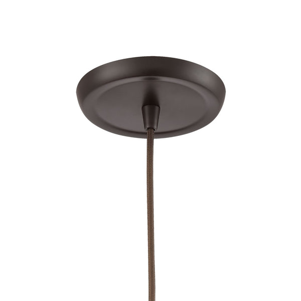 Atlas Coastal Inlet 9" Wide Pendant Light - Artisan Oil Rubbed Bronze with Natural Rope Accents for Charm CL12146-BZ