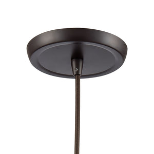 Atlas Coastal Inlet 11" Wide Pendant Light - Nautical Glass Globe with Rope & Oil Rubbed Bronze Finish CL12147-BZ1