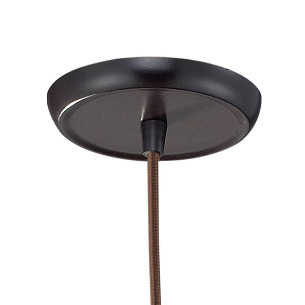 Atlas Coastal Inlet 11'' Wide Pendant Light - Oil Rubbed Bronze with Natural Rope for Nautical Charm CL12147-BZ2
