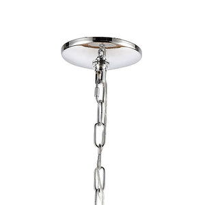 Atlas Crystique 6-Light Chandelier - Nature-Inspired Crystal Design for Sparkling Elegance in Any Room Polished Chrome 38'' CL12185-CH