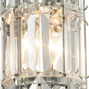 Atlas Cynthia Mini Pendant Light Fixture with K9 Crystal for Stunning Illumination in Small Spaces Polished Chrome 3'' CL12189-CH