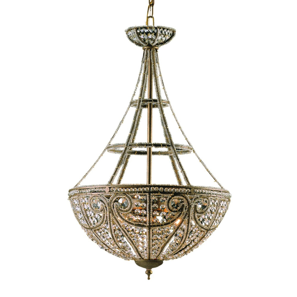Atlas Elizabethan 4-Light Pendant in Dark Bronze - Timeless Architectural Design for Elegant Interiors CL12213-BZ