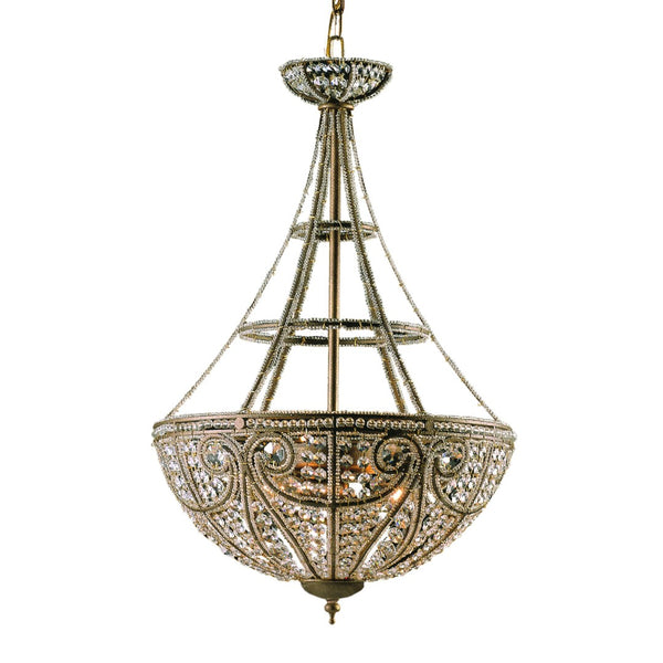 Atlas Elizabethan 4-Light Pendant in Dark Bronze - Timeless Architectural Design for Elegant Interiors CL12213-BZ