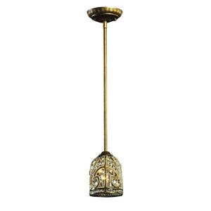 Atlas Elizabethan Mini Pendant Light - Classic Architectural Charm for Elegant Interiors and Spaces Dark Bronze 5'' CL12220-BZ