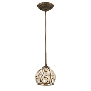 Atlas Elizabethan Mini Pendant Light - Classic Architectural Charm for Elegant Interiors and Spaces Dark Bronze 6'' CL12221-BZ
