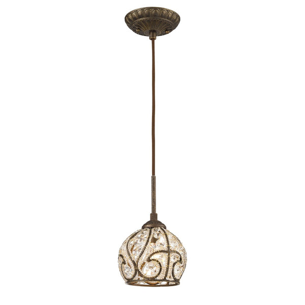 Atlas Elizabethan Mini Pendant Light - Classic Architectural Charm for Elegant Interiors and Spaces Dark Bronze 6'' CL12221-BZ