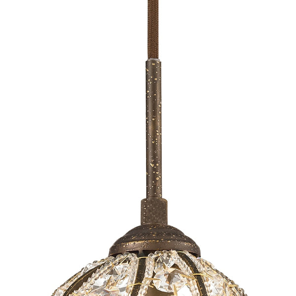 Atlas Elizabethan Mini Pendant Light - Classic Architectural Charm for Elegant Interiors and Spaces Dark Bronze 6'' CL12221-BZ