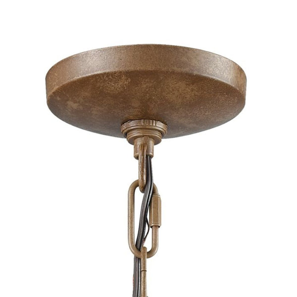 Atlas Elk 3-Light Antler Chandelier – Rustic Lodge Lighting for Dining Rooms and Cozy Living Spaces Wood Tone 25'' CL12222-BN