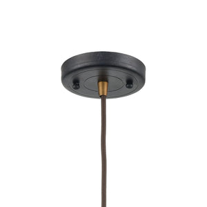 Atlas English Pub 1-Light Mini Pendant - Vintage Industrial Style in Antique Brass for Charming Spaces CL12236-BK