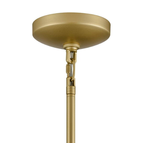 Atlas Flora 7-Light Chandelier - Elegant Botanical Design with Crystal Leaflets for Modern Interiors Champagne Gold 50'' CL12249-GD