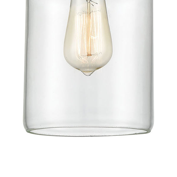 Atlas Josie 6'' Wide Modern 1-Light Mini Pendant in Satin Nickel - Perfect for Kitchen & Dining Spaces! CL12306-NK