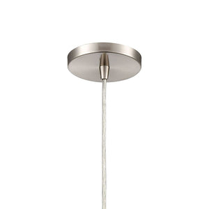 Atlas Josie 6'' Wide Modern 1-Light Mini Pendant in Satin Nickel - Perfect for Kitchen & Dining Spaces! CL12306-NK