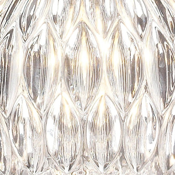 Atlas Kersey 5'' Wide Crystal Pendant Light - Satin Nickel Finish, Modern Elegance for Any Room CL12311-NK