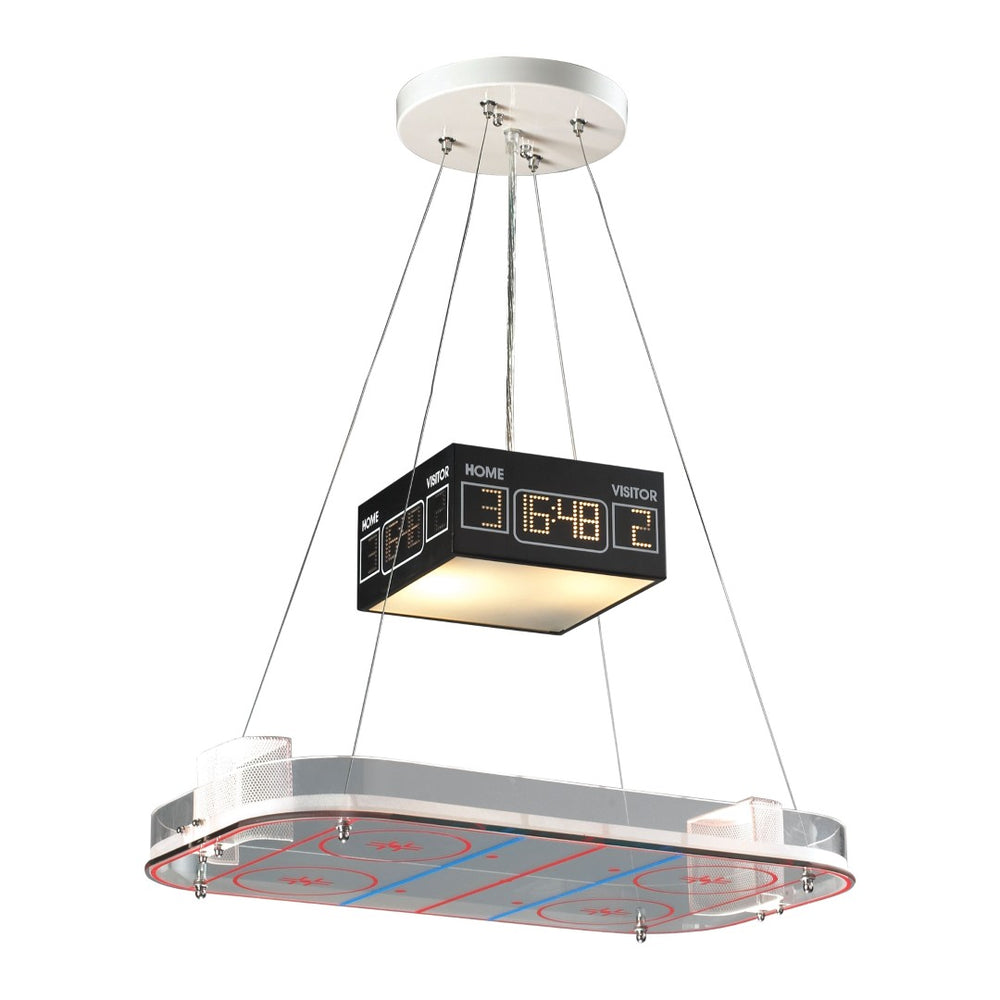 Atlas Novelty 22" Wide 2-Light Linear Chandelier - Whimsical Satin Nickel Design for Playful Spaces CL12364-NK