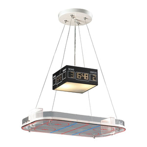 Atlas Novelty 22" Wide 2-Light Linear Chandelier - Whimsical Satin Nickel Design for Playful Spaces CL12364-NK